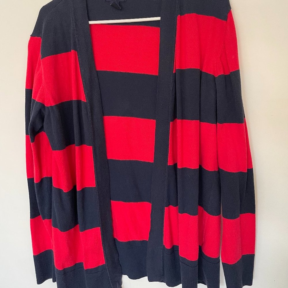 Gap stripped cotton cardigan